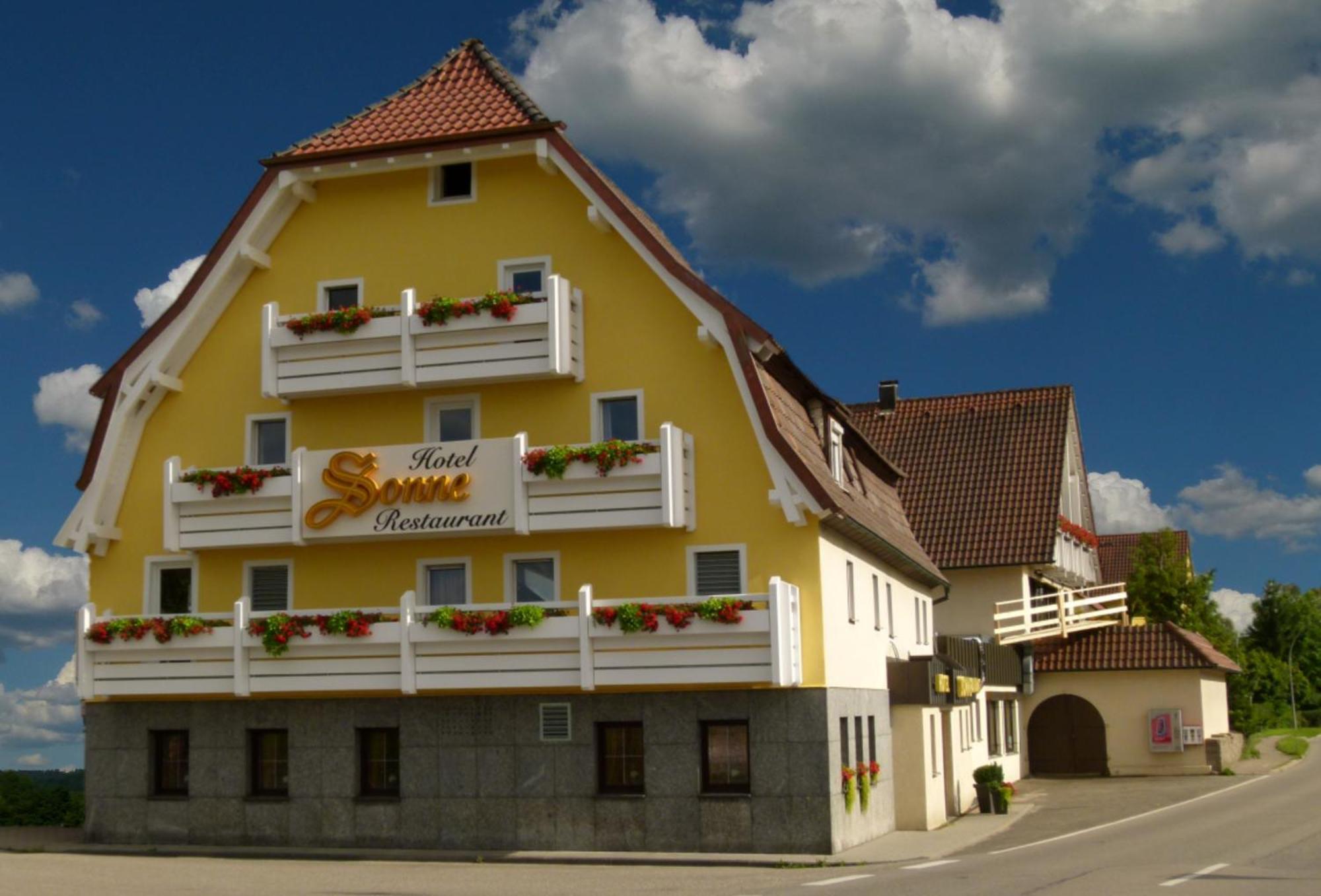 Hotel Sonne Garni Rudersberg Buitenkant foto